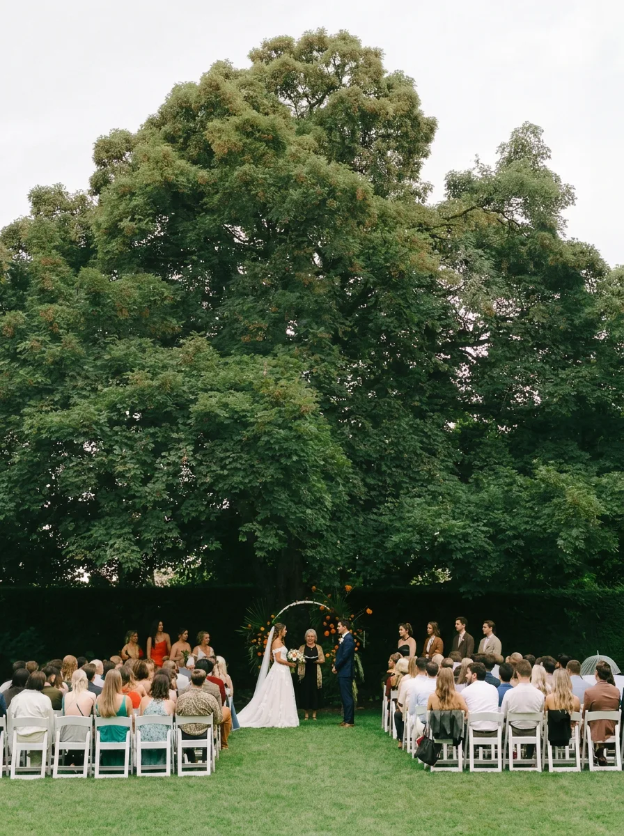 Ceremony under the ancient tree